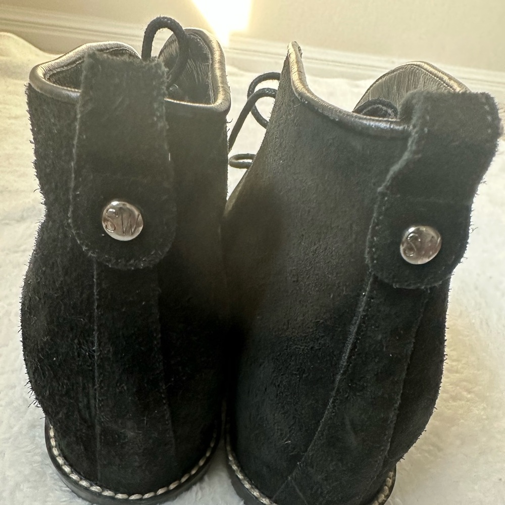 Stuart Weitzman Rove Suede Ankle Boot - Picture 7 of 7